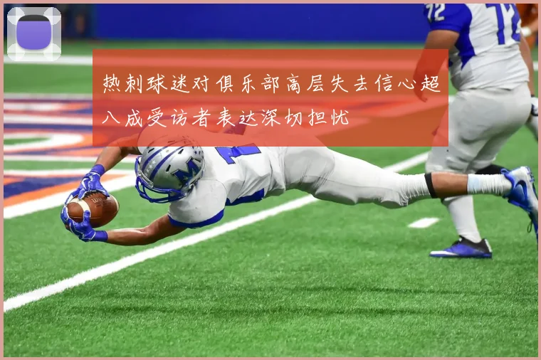 热刺球迷对俱乐部高层失去信心超八成受访者表达深切担忧